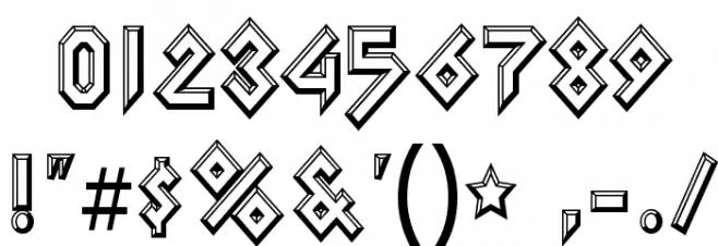 Iomanoid-Regular Font OTHER CHARS