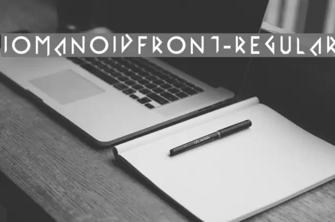 IomanoidFront-Regular Font examples
