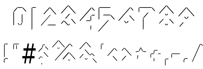 IomanoidShine-Regular Font OTHER CHARS
