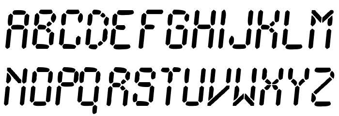Ionic Charge Font LOWERCASE