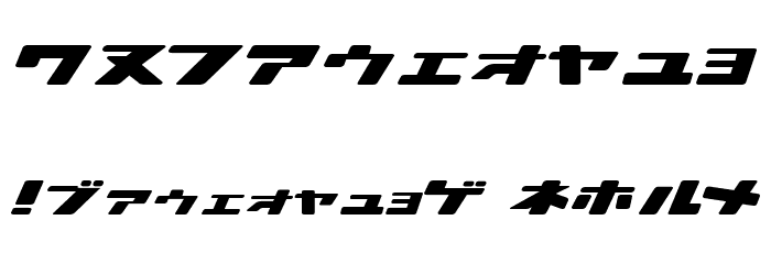 Ionic bond Font OTHER CHARS