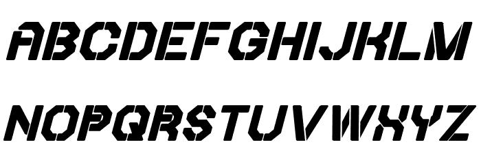 Iori Bold Italic Font LOWERCASE