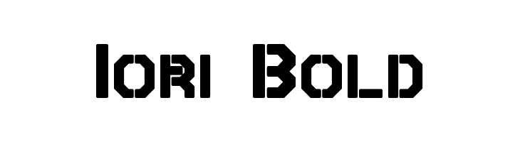 Iori Bold  Скачать бесплатные шрифты