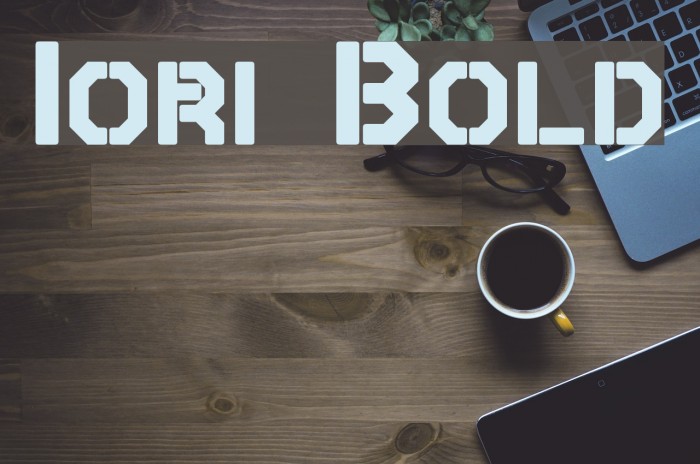 Iori Bold Font examples
