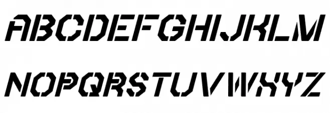 Iori Italic Polices MAJUSCULES