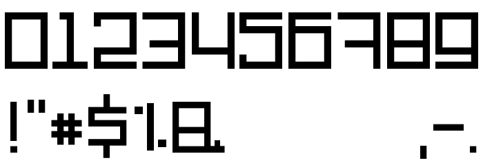 io Font OTHER CHARS