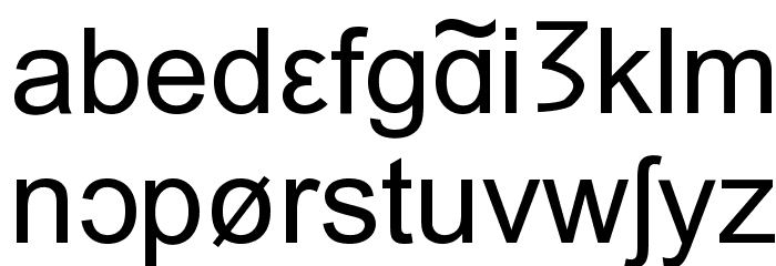 IPA Font Font LOWERCASE