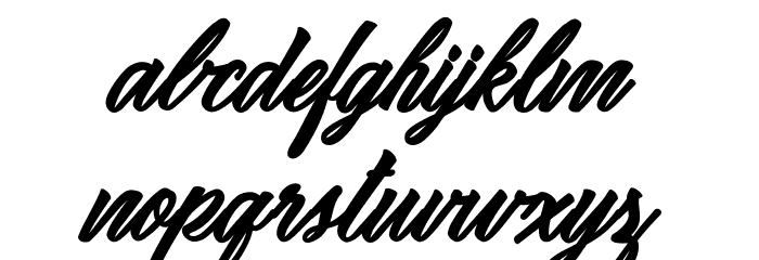 Ipanema Personal Use Font LOWERCASE