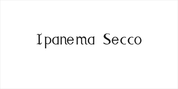 Ipanema Secco Logo