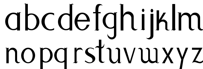 Ipanema Secco Font LOWERCASE