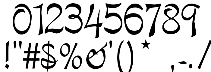 Iphegenia!` Font OTHER CHARS