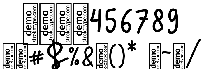 Iphigenia-free Regular Font OTHER CHARS