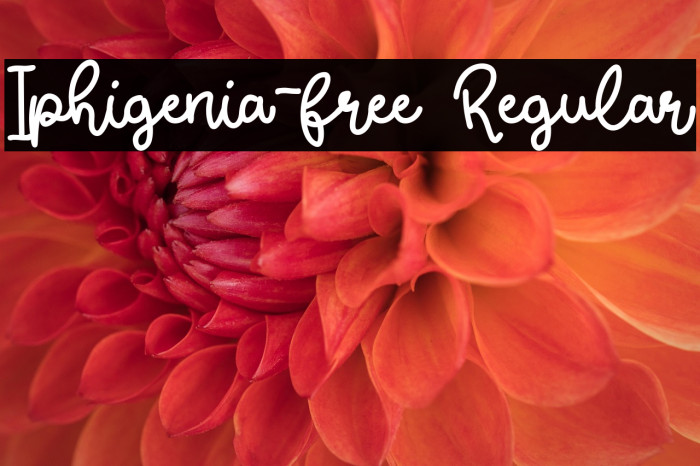 Iphigenia-free Regular Example 1