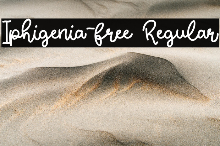 Iphigenia-free Regular Example 3