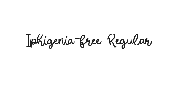 Iphigenia-free Regular Logo