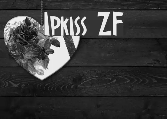 Ipkiss ZF Font examples