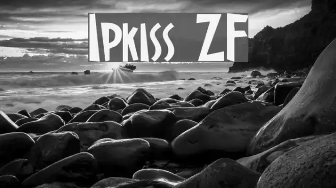 Ipkiss ZF Font examples