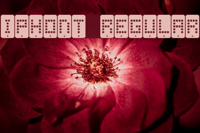 iphont Regular Font examples