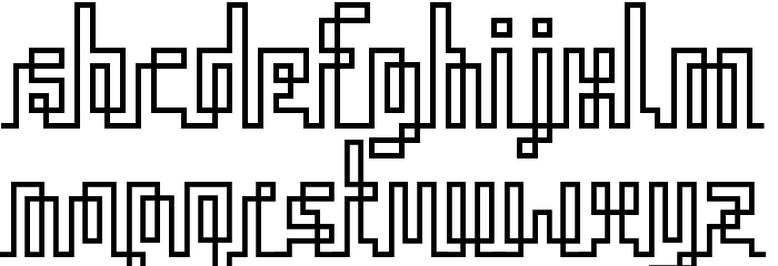 Iqq Font LOWERCASE
