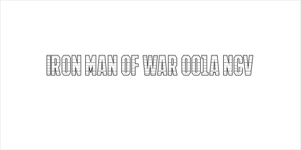 IRON MAN OF WAR 001A NCV Logo