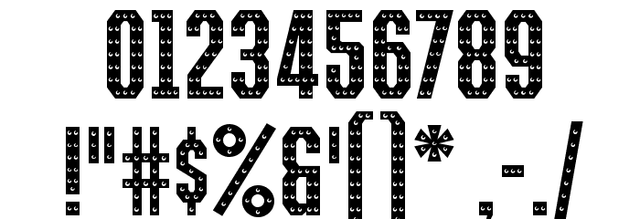 IRON MAN OF WAR 001B NCV Font OTHER CHARS