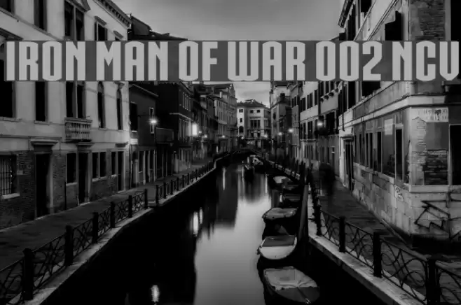 IRON MAN OF WAR 002 NCV Font examples