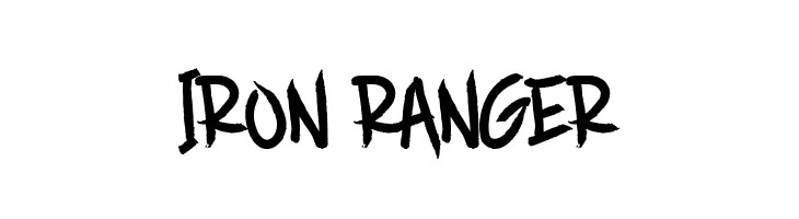 IRON RANGER  Frei Schriftart Herunterladen