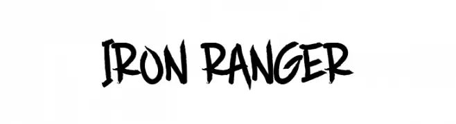 IRON RANGER  Frei Schriftart Herunterladen