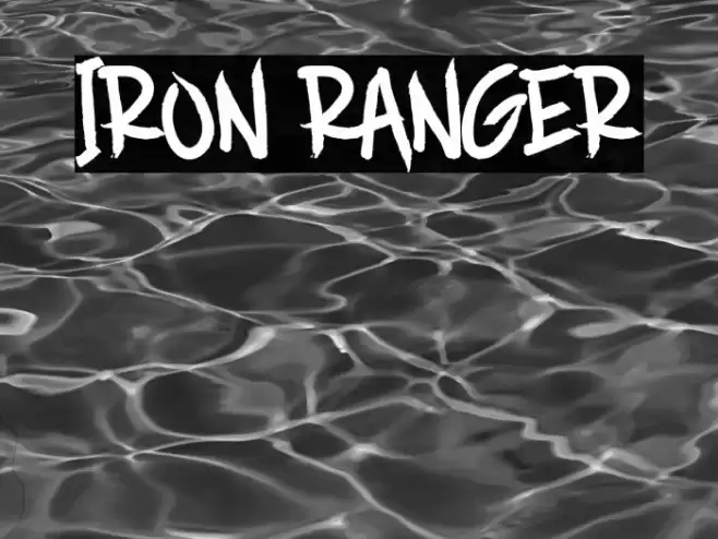 IRON RANGER Font examples