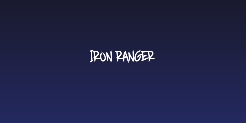 IRON RANGER Social Header