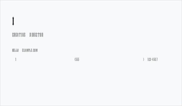 IRONWOOD-Medium Business Card