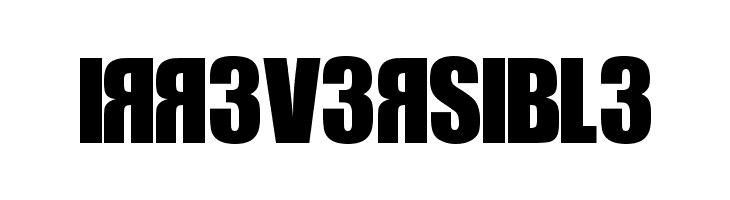 IRR3V3RSIBL3 Font