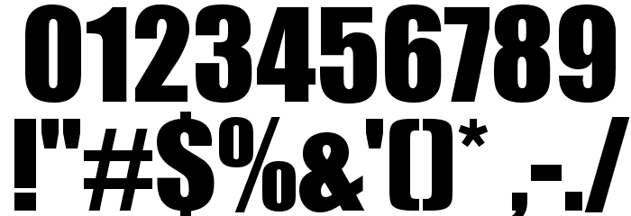 IRR3V3RSIBL3 Font OTHER CHARS