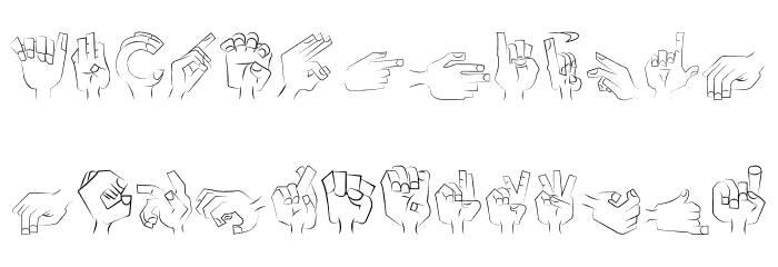 IraGuayasamín Regular Font LOWERCASE