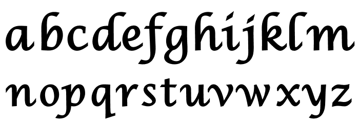 IranNastaliq Font Litere mici