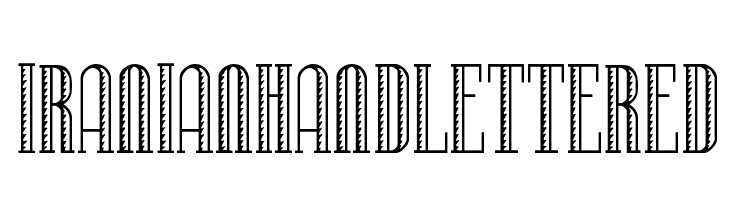 IranianHandLettered Font