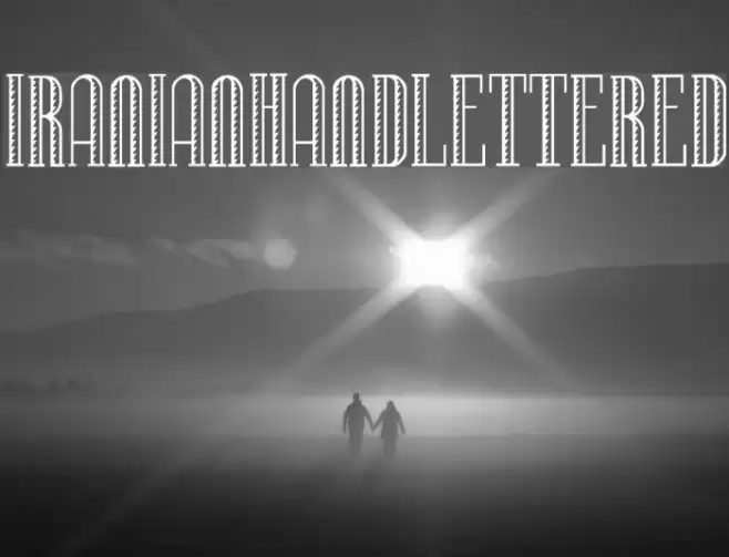 IranianHandLettered Fonte examples