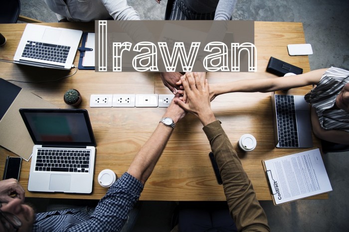 Irawan Font examples