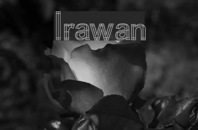 Irawan Font examples