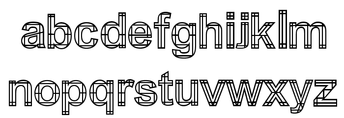 Irawan Font LOWERCASE
