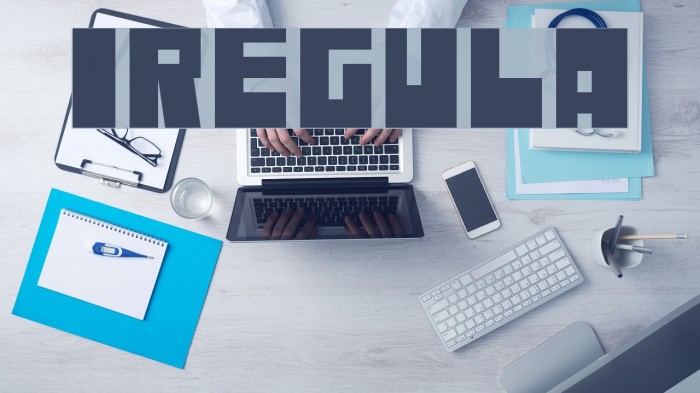 Iregula Font examples