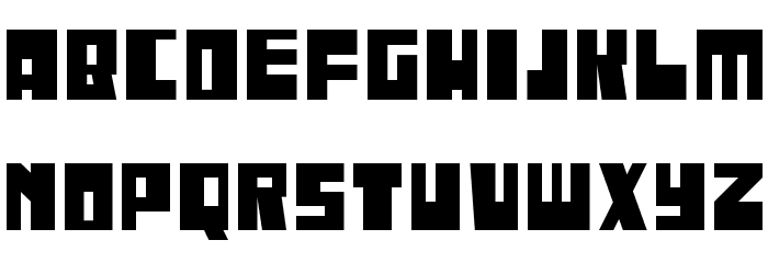 Iregula Font LOWERCASE
