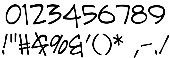 Irezumi Font OTHER CHARS