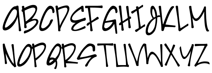 Irezumi Font Litere mari