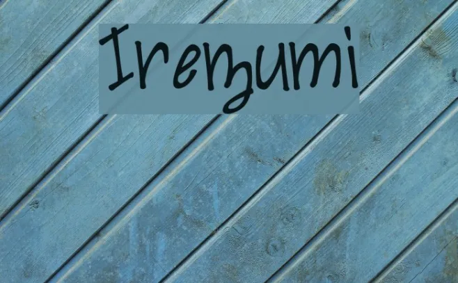 Irezumi Example 1