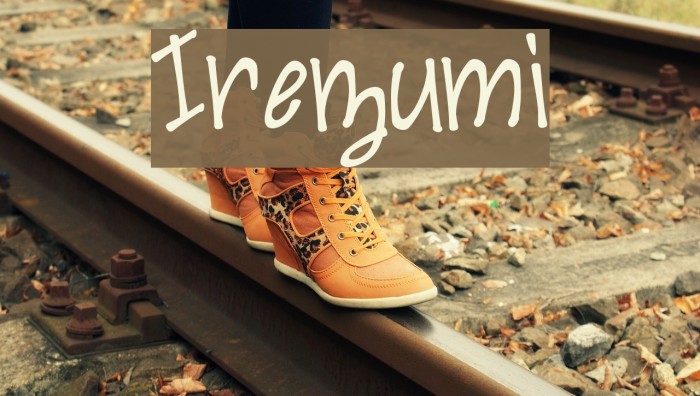 Irezumi Font examples