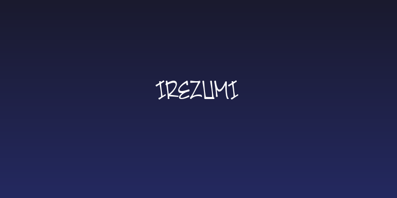 Irezumi Social Header