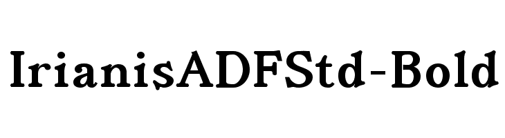 IrianisADFStd-Bold  Descarca Fonturi Gratis