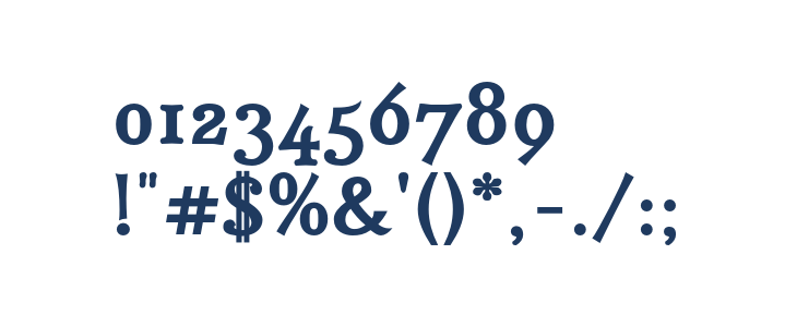 IrianisADFStd-Bold Other Characters