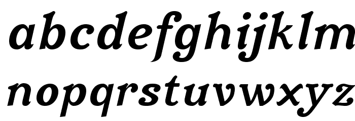 IrianisADFStd-BoldItalic Font LOWERCASE